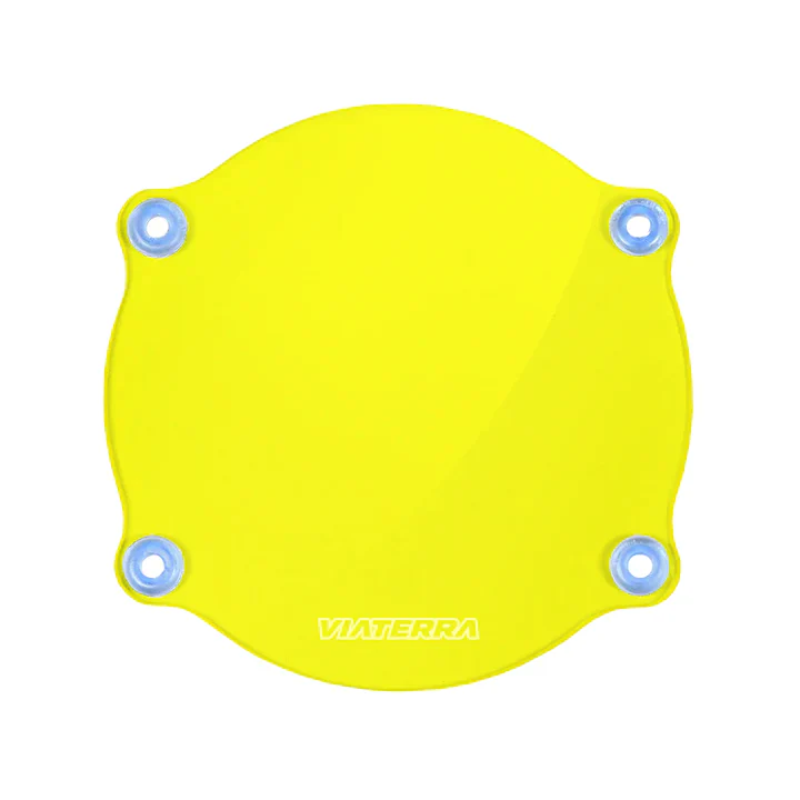 RE Himalayan BS4/BS6 Yellow Acrylic Headlight Guard Replacement Shield - ViaTerra
