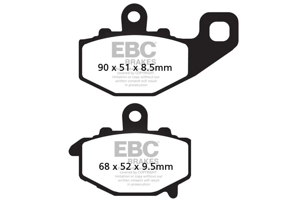EBC Brake Pads for Kawasaki Ninja 1000 (2015-20 Onw) FA192HH - Rear