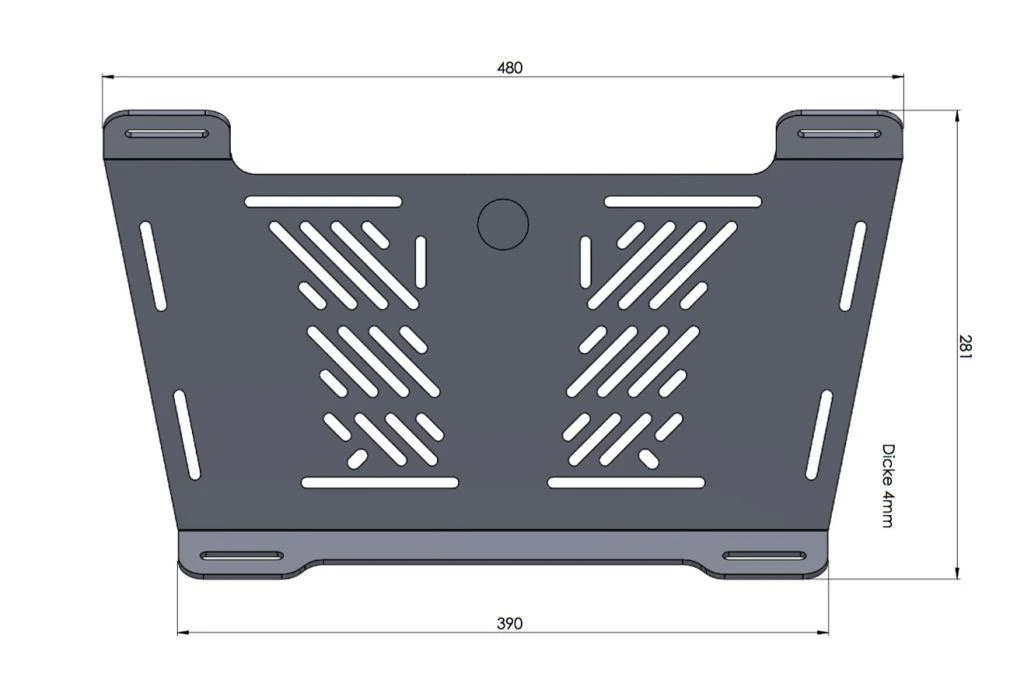 Rear Rack Enlargement BMW F750/F850 GS Carrier - Hepco Becker - 8006513 00 01 - Image 2