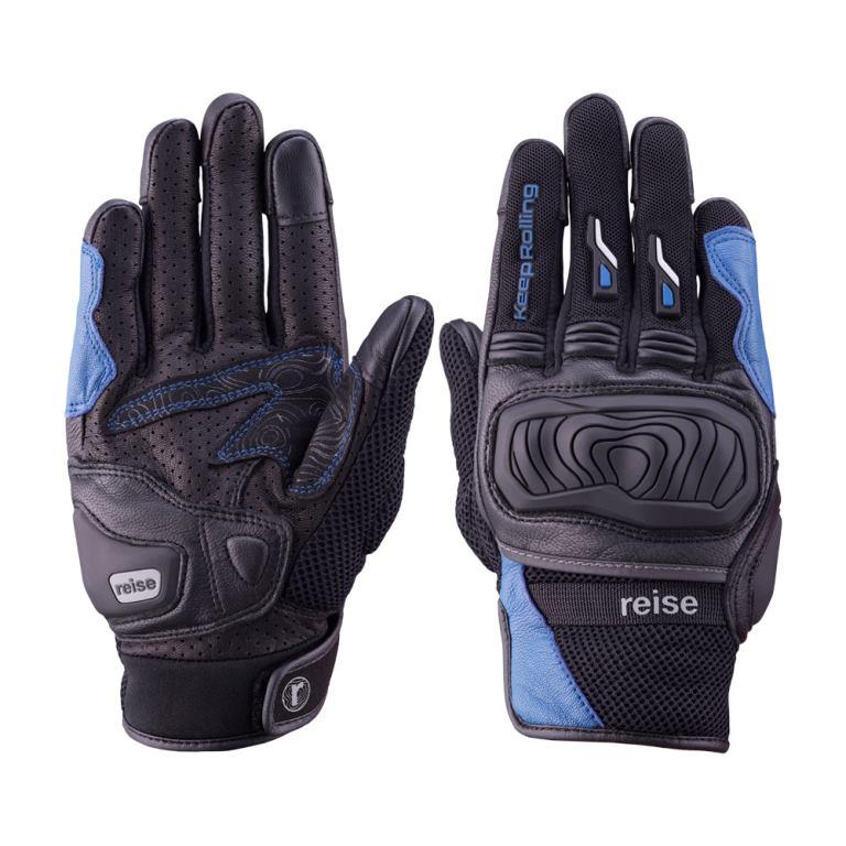 Reise Moto Austra Riding Gloves - Blue - Image 7