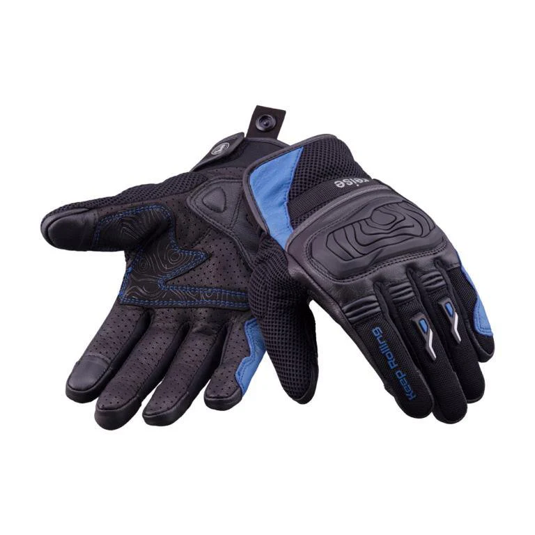Reise Moto Austra Riding Gloves - Blue - Image 8