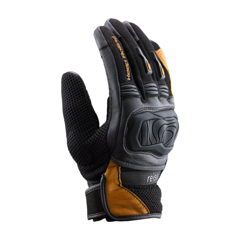 Reise Moto Austra Riding Gloves - Orange - Image 5