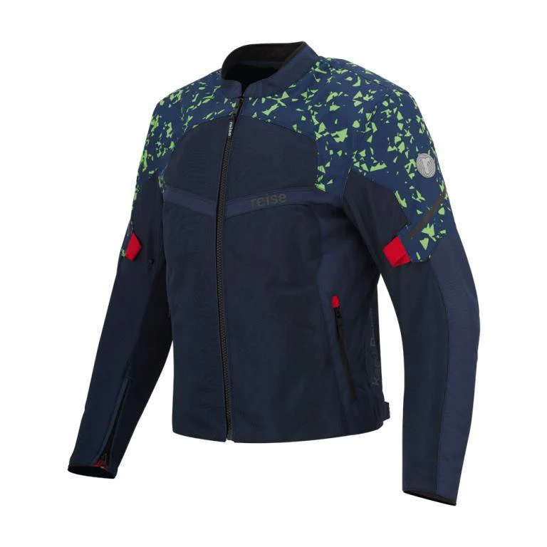 Reise Moto Dalton Sport Touring Jacket - Green - Image 3