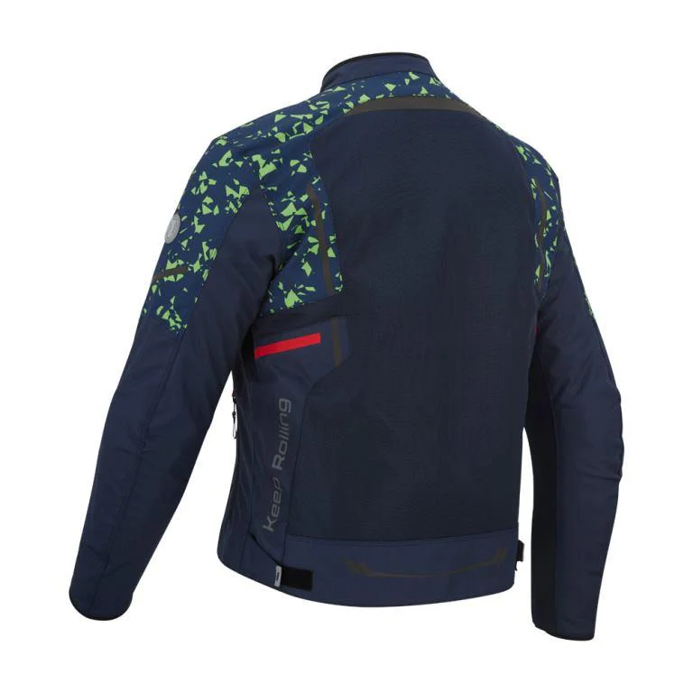 Reise Moto Dalton Sport Touring Jacket - Green - Image 4