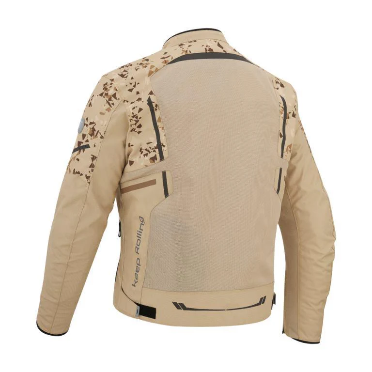 Reise Moto Dalton Sport Touring Jacket - Khaki - Image 3