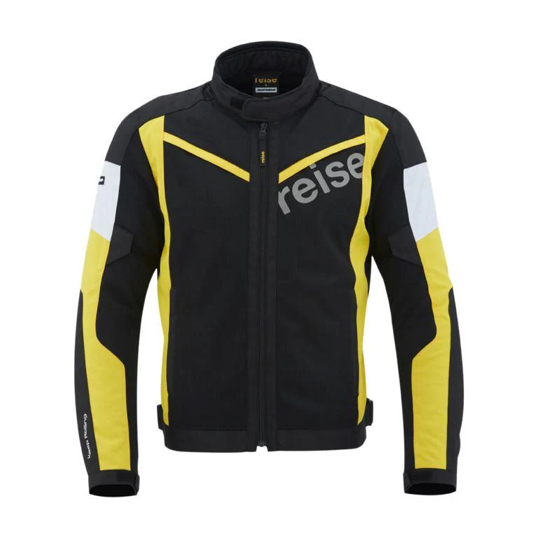 Reise Moto Diablo Mesh Sports Jacket - Yellow - Image 2