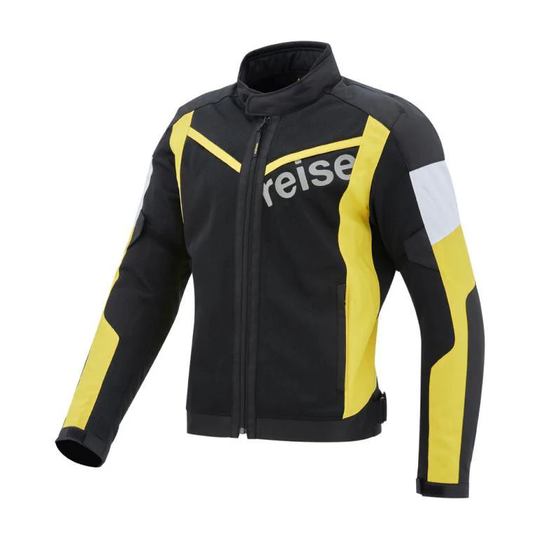 Reise Moto Diablo Mesh Sports Jacket - Yellow - Image 3