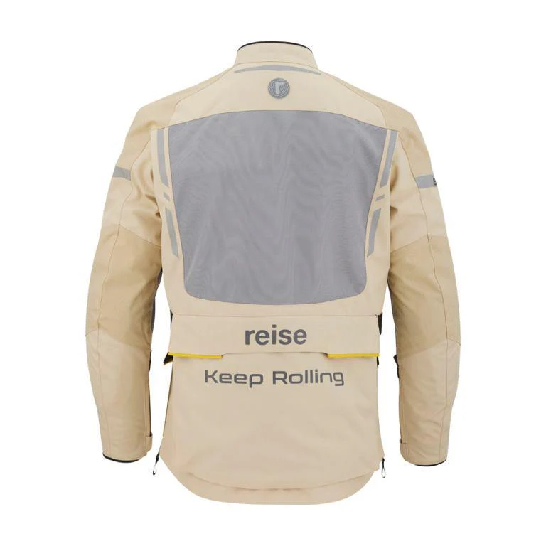 Reise Moto Pine Air Summer Adventure Touring Jacket - Beige - Image 6