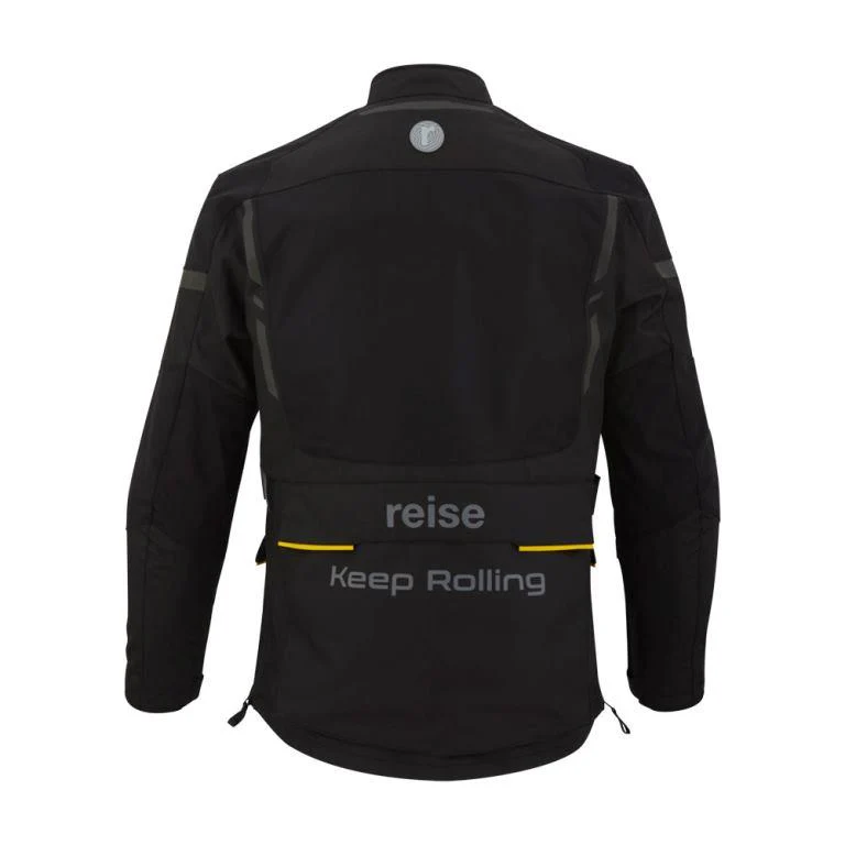 Reise Moto Pine Air Summer Adventure Touring Jacket - Black - Image 5