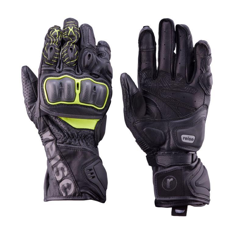 Reise Moto Rhodes Full Gauntlet Gloves - Green - Image 5