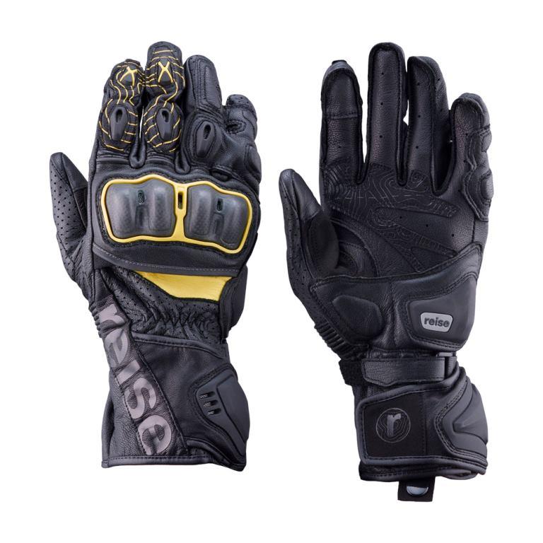 Reise Moto Rhodes Full Gauntlet Gloves - Yellow - Image 5