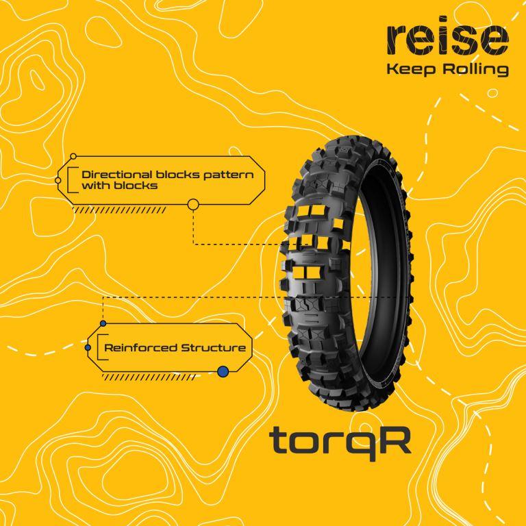 Reise Moto torqR 01 110/70-17 54M Front Tubeless Tyre - 3601460912 - Image 2