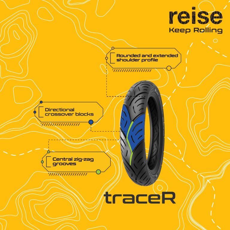Reise Moto traceR 90/90-19 52P Front Tube Tyre - 3601160411 - Image 5