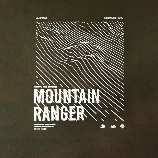 Reise T-shirt Mountain Ranger (Olive)-7352803032 - Image 4
