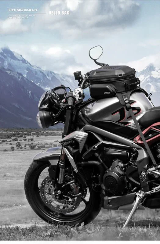 Rhinowalk 15-18l Motorcycle Tank bag Expanded Hard Shell Fuel Tank Bag for Motorcycle Bikes Tail Bag (MTR3001) - Image 3