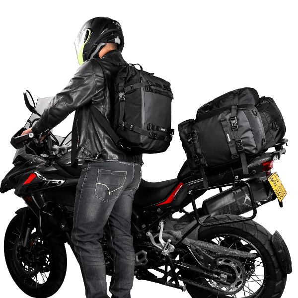 Rhinowalk 20L Motorcycle Saddle Bag Motopack Tail Bag for Outdoor Touring (MT21620) - Image 11