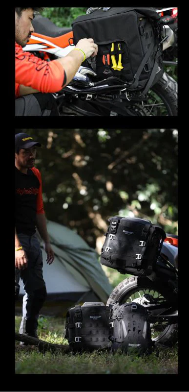 Rhinowalk 35L Motorcycle Quick Release Side Pannier Bag - MJX2004 - Image 11