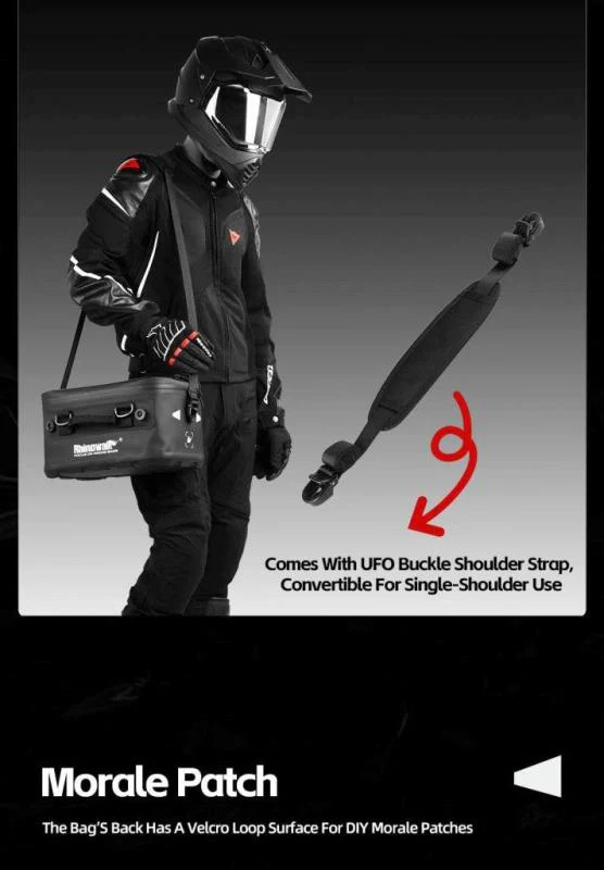 Rhinowalk Extended Waterproof Touring Bag for Side Case-MFT2306BK - Image 6