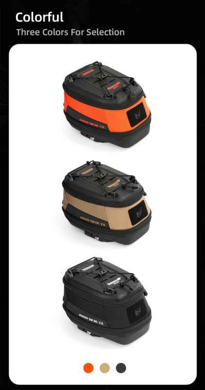Rhinowalk Mechanic Series x 5.6L Magnetic Tank Bag Brown (MJX2011BN) - Image 7