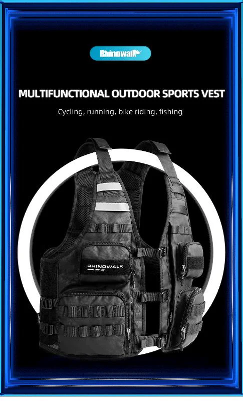 Rhinowalk Motorcycle Vest (M1012BK) - Image 8