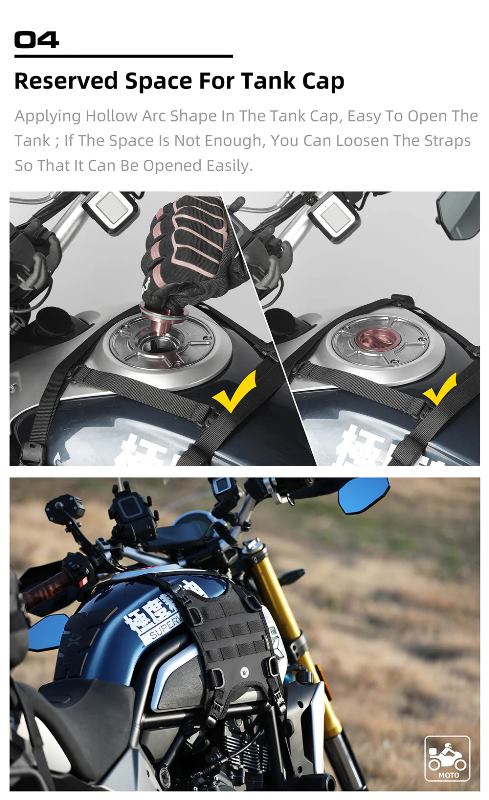 Rhinowalk Tank Base Mounting for Tank Bag (MTR001B) - Image 11