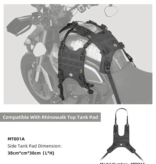 Rhinowalk Tank Base Mounting for Tank Bag (MTR001B) - Image 9