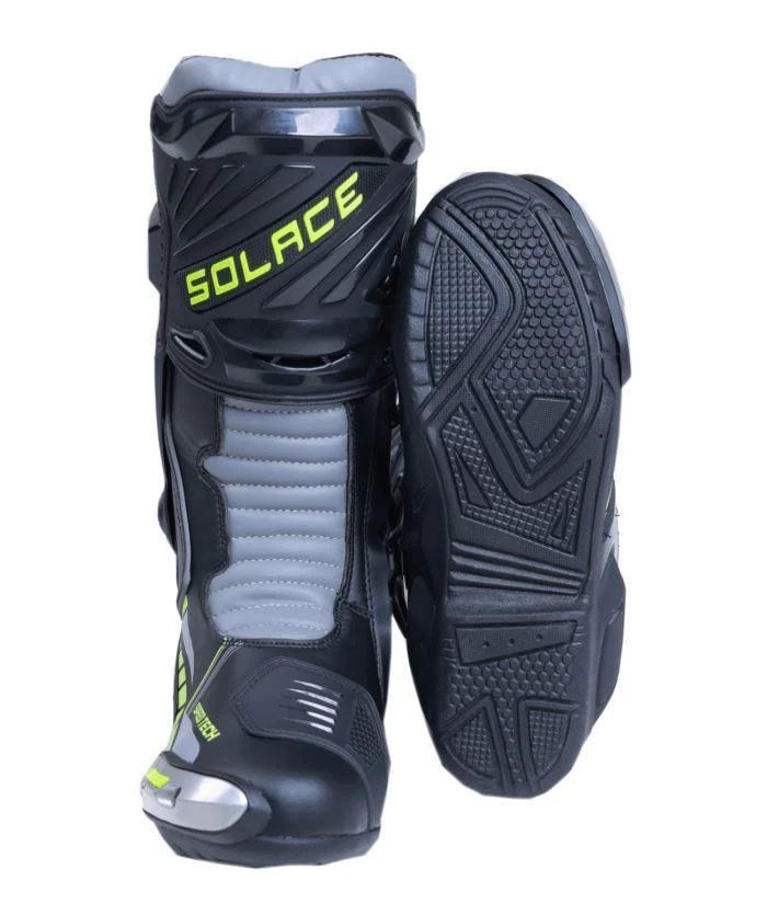 Solace Speedtech V2 Boots (Black & Neon) - Image 3
