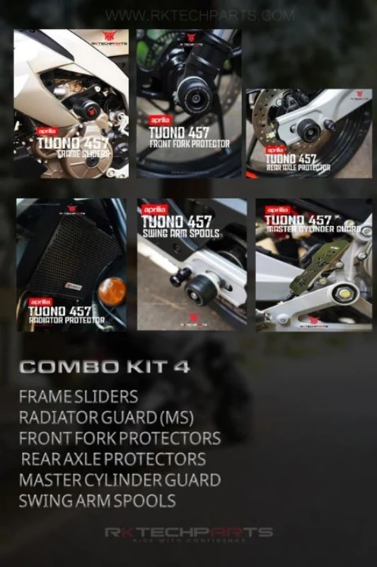 RKTECH-Combo Kit 4 For Aprilia Tuono 457