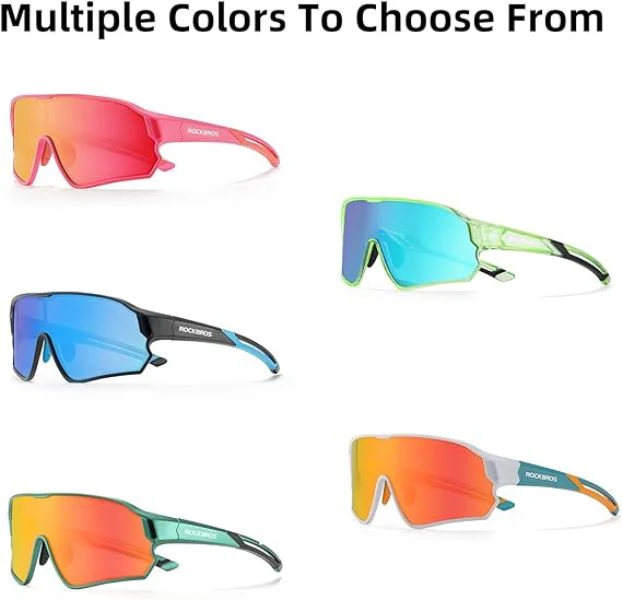 ROCKBROS Kids Polarized Sunglasses UV400 Protection for Youth Boys Girl (14110009004)-Pink - Image 6