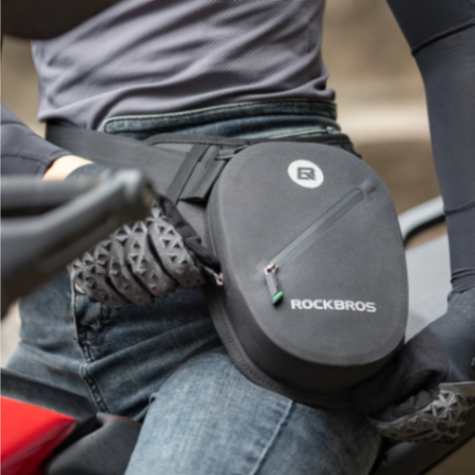 Rockbros Leg Bags Motorcycle Waterproof Belt Waist Bag Multifunctional Drop Leg Waist Bag Motorcycle (99210081001) - Black - Image 5