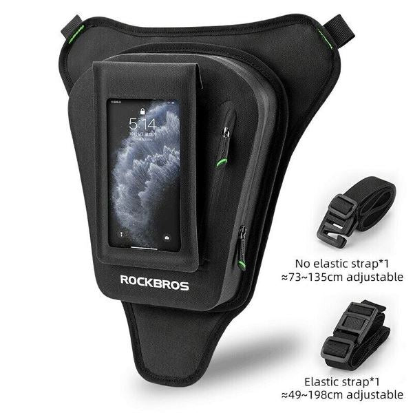 ROCKBROS Motorbike Motorcycle Tank Bag Magnetic Oil Fuel Pack Touch Screen Phone Pocket (30120005001)-Black - Image 11