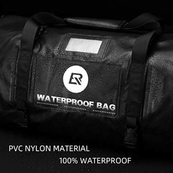 ROCKBROS Waterproof Duffel Bag 60L Motorcycle Travel Dry Duffel Bag Black-AS-005BK - Image 4