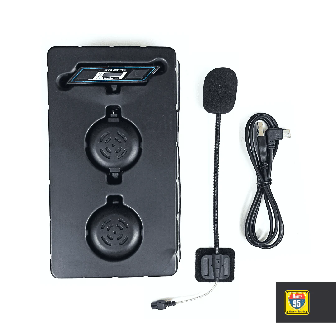 Route95 Duocomm Rider to Rider Helmet Bluetooth Intercom - Image 2