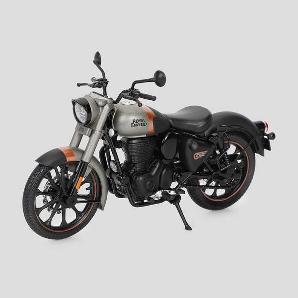 Royal Enfield 1:12 New Classic 350 Scale Model (Gun Grey) - Image 3