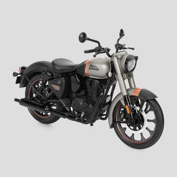 Royal Enfield 1:12 New Classic 350 Scale Model (Gun Grey) - Image 4