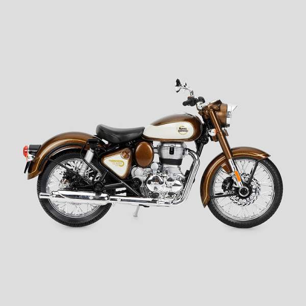 Royal Enfield 1:12 New Classic 350 Scale Model (Medallion Bronze) - Image 5