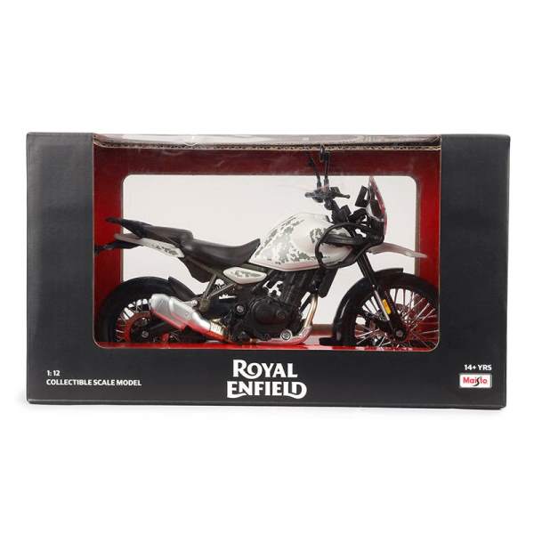 Royal Enfield 1:12 New Himalayan 450 Scale Model (White) - Image 2