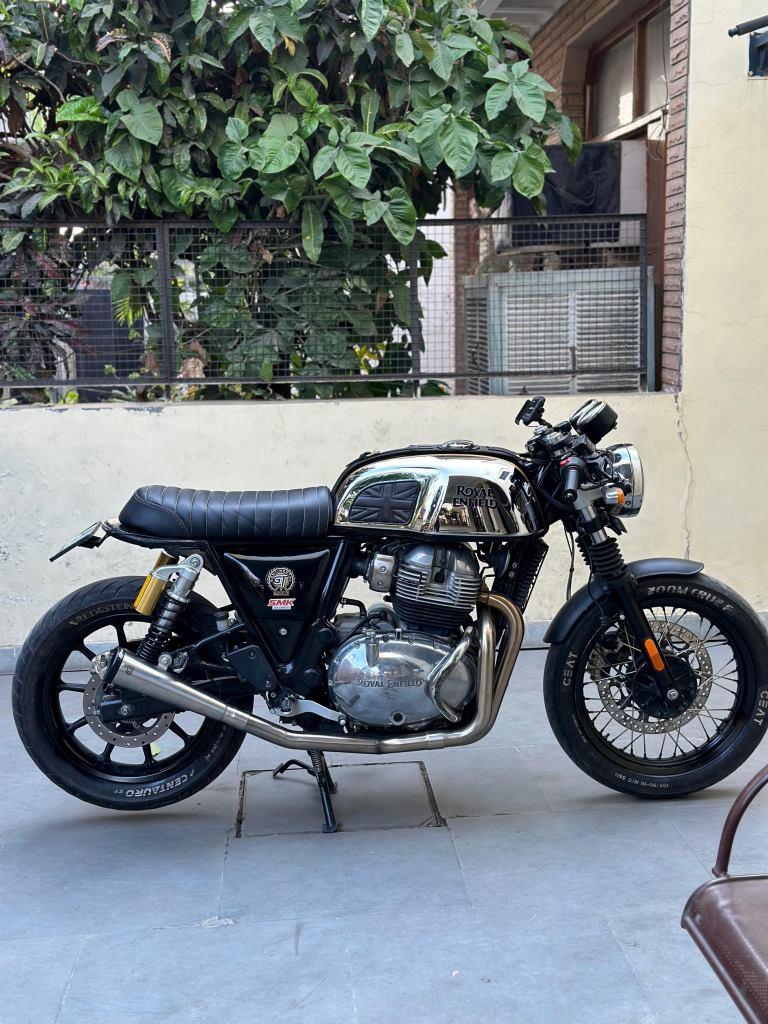 SS Motocorp-Royal Enfield-2 x 1 Full System Exhaust with SLIM CAN - Interceptor 650 / Continental GT 650 - SS Motocorp - Image 2