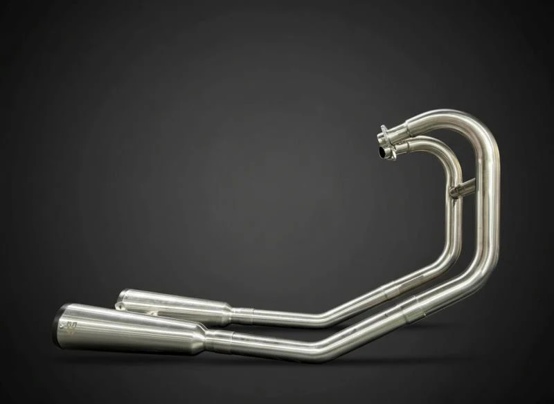 Royal Enfield- 2 x 2 Full System Exhaust with FAT CANS - Interceptor 650 / Continental GT 650 - SS Motocorp - Image 2