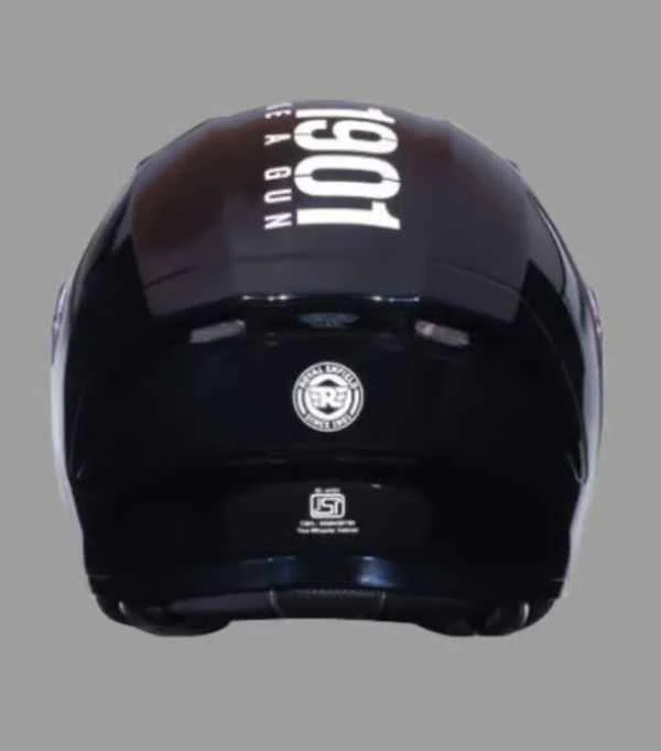 Royal Enfield Adroit modular MLG Gloss Black Helmet - Image 3