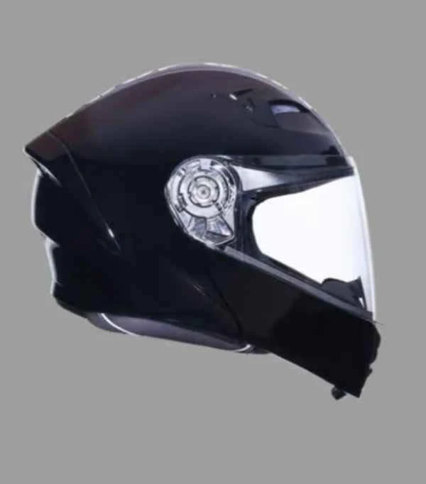 Royal Enfield Adroit modular MLG Gloss Black Helmet - Image 5