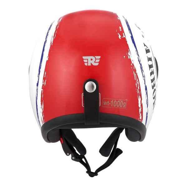 Royal Enfield Airborne Div Off White Helmet - Image 2
