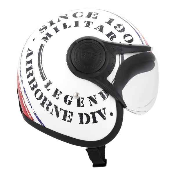 Royal Enfield Airborne Div Off White Helmet - Image 4