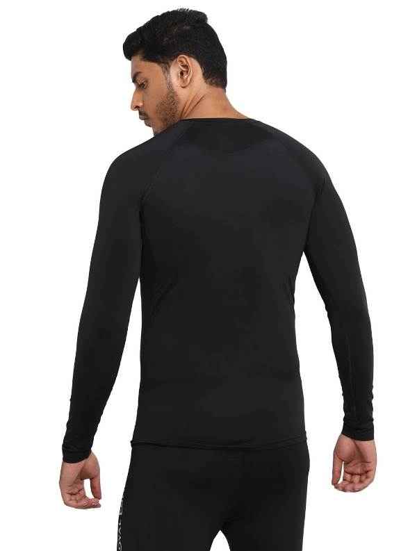 Royal Enfield Base Layer T Shirt With Seam (Black) - Image 3