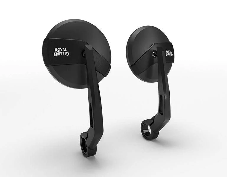 Royal Enfield - Black Bar End Mirrors for Goan Classic-1990401