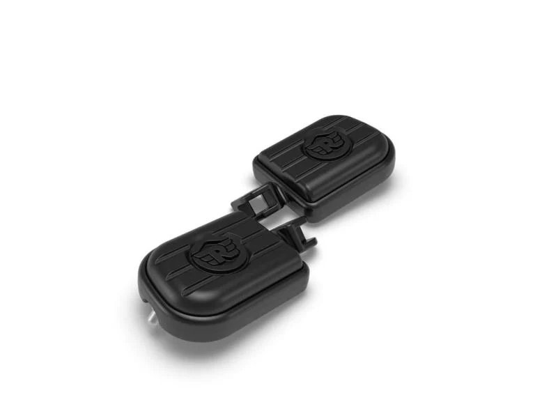 Royal Enfield–Black Deluxe Footpegs for Meteor 350 -KXA00031