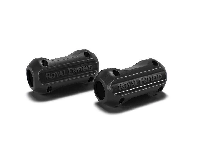Royal Enfield – Black Engine Guard Sliders For Scram 411 (Single Piece) - 1990263