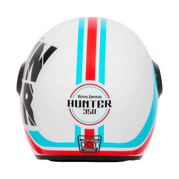 Royal Enfield Copter Hunter Helmet Gloss White - Image 5