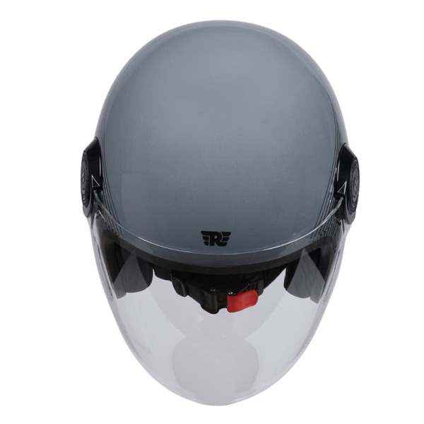Royal Enfield Copter Neo Hunter Open Face Helmet Grey & Black - Image 5
