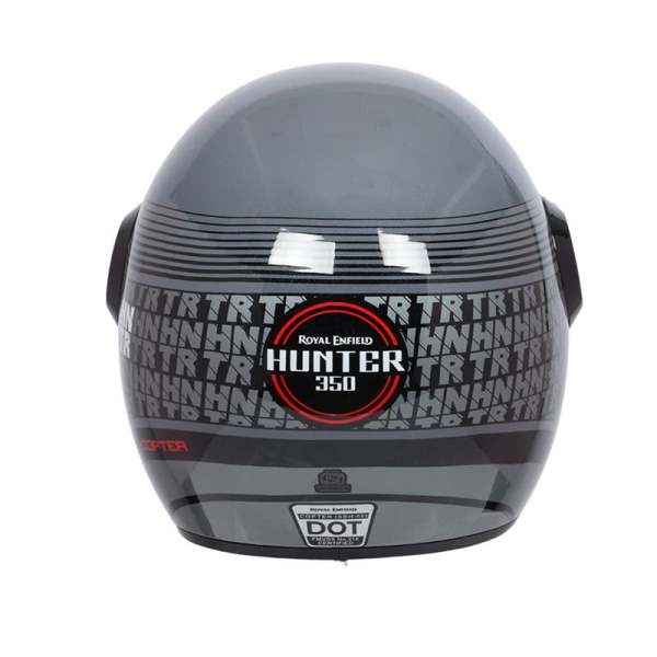Royal Enfield Copter Neo Hunter Open Face Helmet Grey & Black - Image 6